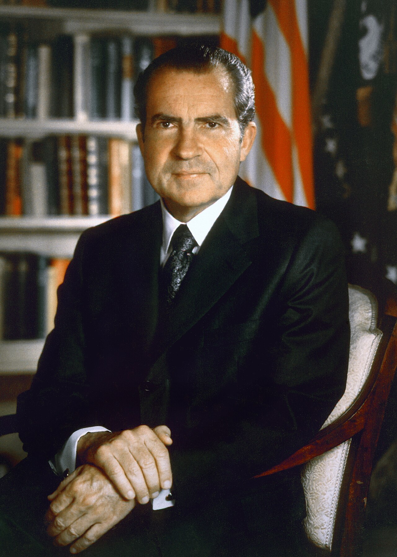 Official White House portrait of President Richard Nixon, 1971